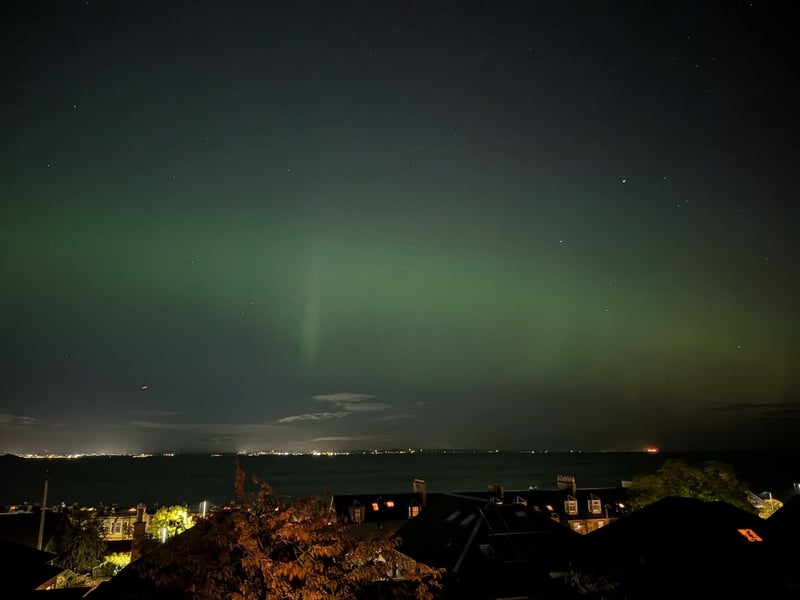 Reader Joanne Baird snapped this Northern lights picture in Portabello