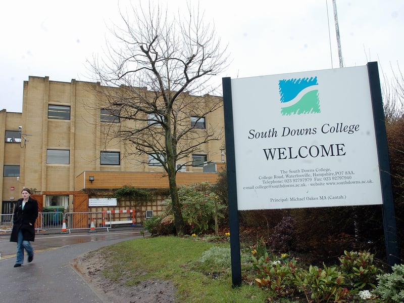 South Downs College. The college received a very good Ofsted report in March 2005.
Picture: Matt Scott-Joynt (051048-63)