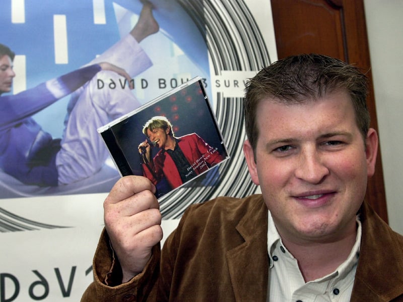 Mark Granfield (25) of Kensington Road, North End, Portsmouth, who will conduct the first David Bowie course for students to learn abouth the pop legend, at South Downs College, Purbrook, in September 2003.
Picture: Michael Scadden (034438-0017)