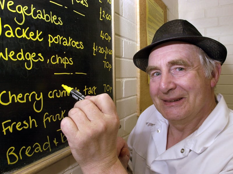 Paul Trigwell (60) from Bedhampton, who has overcome his dyslexia, working at South Downs College, Waterlooville as a catering assistant and evening supervisor in 2003.
Picture: Michael Scadden (032513-0007)