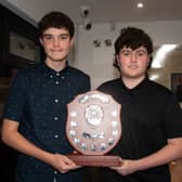 The Parkhall Shield was shared by Jack McKenna and Aaron Totten.