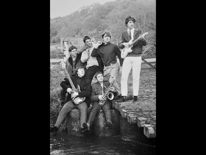 The Characters were a 1960s Shrewsbury group. If you're sharp-eyed you'll have spotted that the lead guitarist on the right is Roger Francis, whom we have earlier seen as part of The Deltas.