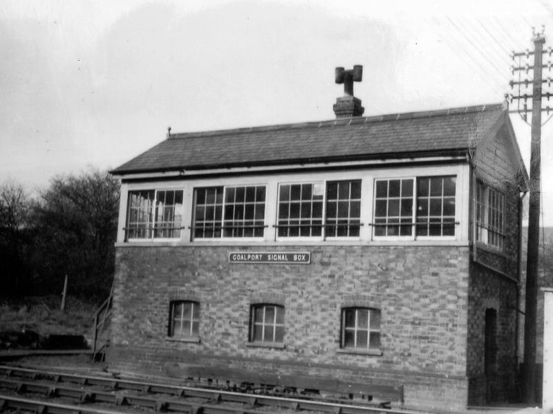 Coalport signal box, on the Severn Valley line, in the 1950s. Keith told us: "Built in 1895, the absence of finials at the ends of the roof suggest it was a GWR Type 6 signal box, with sliding sashes in every window bay. After the Severn Valley line closed to passengers in September 1963 the box remained open for goods traffic until the end of November, finally closing on December 2, 1963."