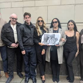 The Miskimmon Family outside Laganside Court