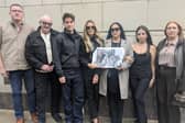 The Miskimmon Family outside Laganside Court