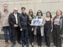 The Miskimmon Family outside Laganside Court