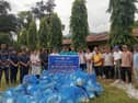Pokhara Newroad distribution camp.