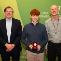 Omagh student honoured at Global Undergraduate Awards ceremony in the Royal Irish Academy