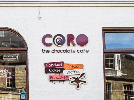 This award-winning dessert restaurant is nestled in the heart of Edinburgh at Frederick Street, just a stone's throw away from the Castle and Princes Street.