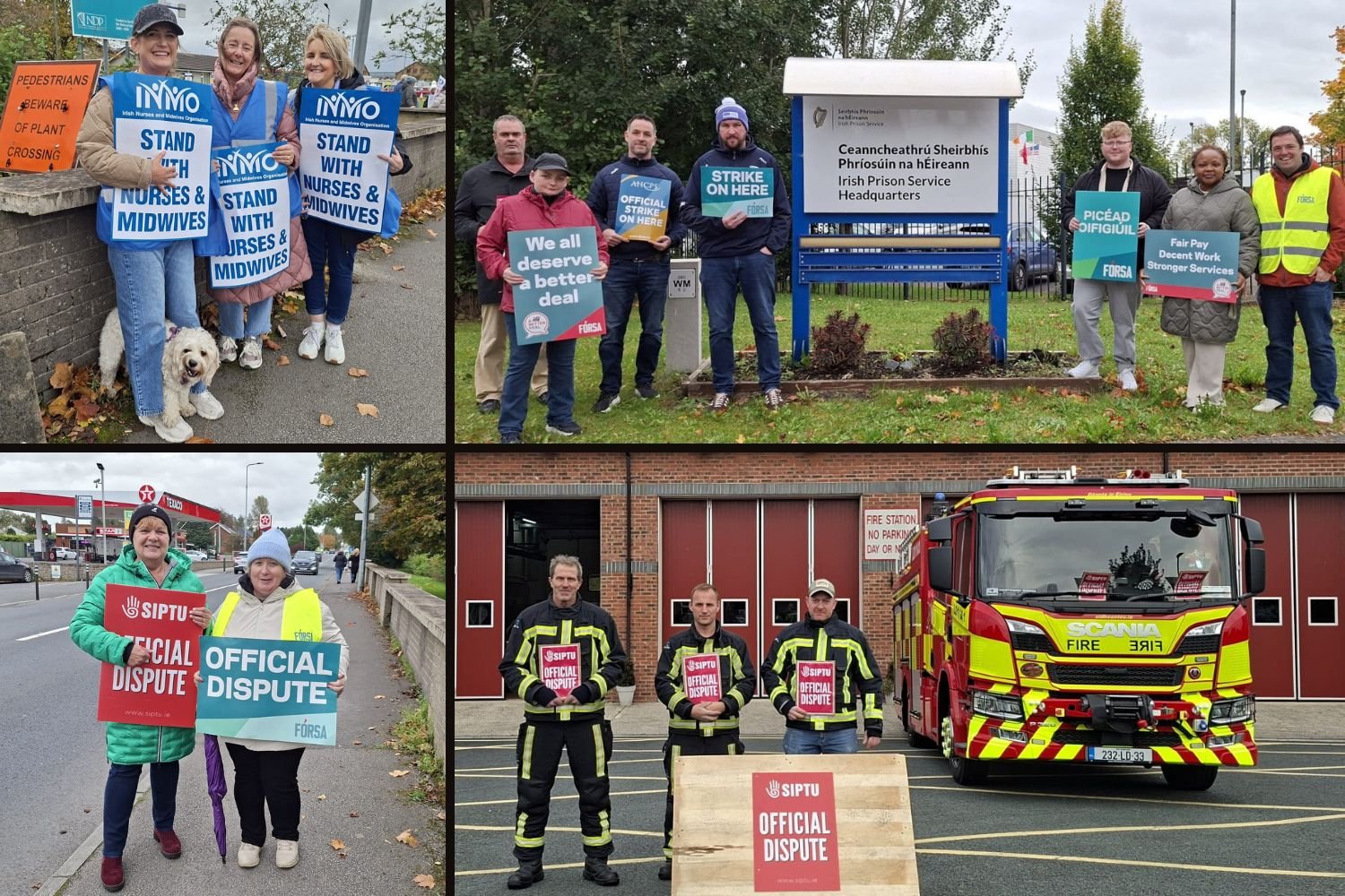 GALLERY Public sector workers take to picket lines in Longford