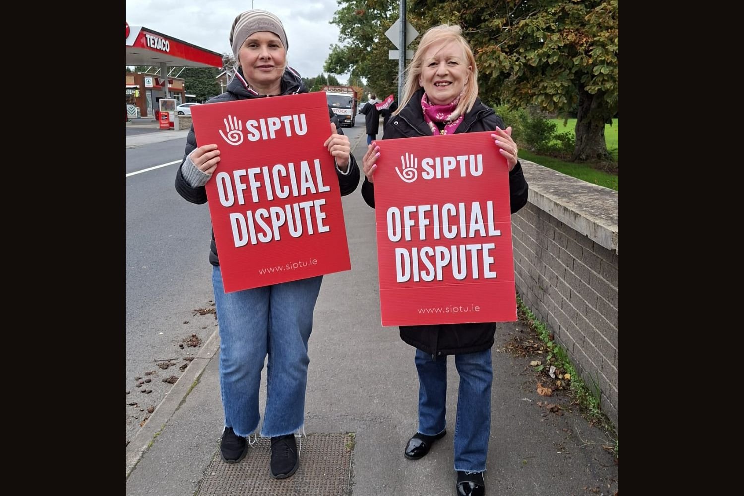 GALLERY Public sector workers take to picket lines in Longford