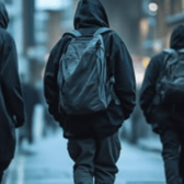 Gang of four stock image