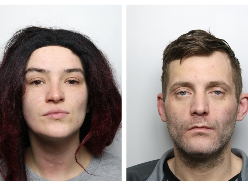 Jessica Stewart and Lee Wakefield, who caused "serious physical injuries to their victims and left them traumatised” have been jailed after admitting a string of offences, including aggravated burglary, committed over a two-day period in Leeds. Stewart was jailed for 10 years and nine months, while Wakefield was sentenced to 13 years and nine months.