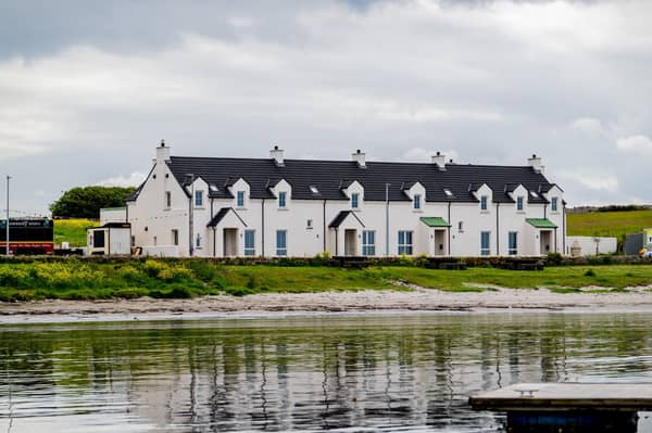 New social housing on Rathlin Island.