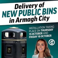 New Public Litter Bins to Be Installed Across Armagh City