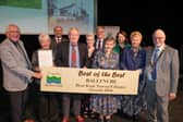The winning team from Ballynure at the awards ceremony