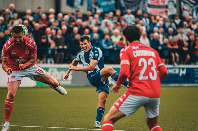 Coleraine and Larne played out a goalless draw at the Showgrounds earlier in the season.