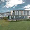 Magnificent views from floor to ceiling windows throughout the Hawthorn by the Bay Hotel in Maree, Oranmore