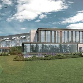 Magnificent views from floor to ceiling windows throughout the Hawthorn by the Bay Hotel in Maree, Oranmore
