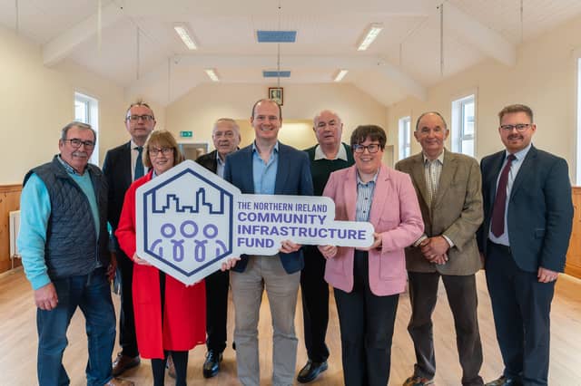 Gordon Lyons has visited four Mid-Ulster organisations that have received support from the Community Infrastructure Fund.