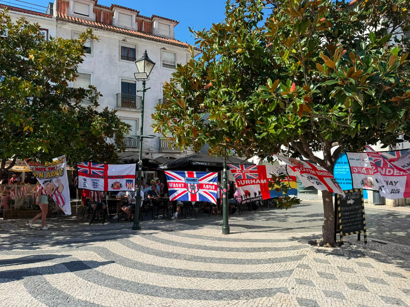 Sunderland fan takeover! Incredible scenes in Portugal.