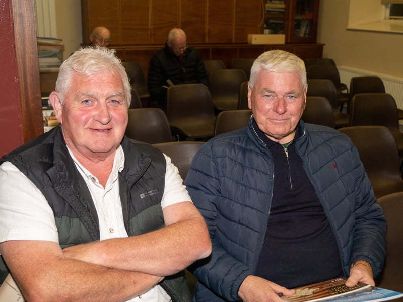 ST264301 Martin Fahy and Ciaran McHugh at Donaghmore Historical Talk.