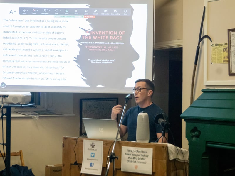 Feargal Bhloscaidh discusses his book Red Triangle: Workers, Loyalists and Partitions.