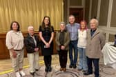 Adele (second from left) at the meeting held in the Canal Court