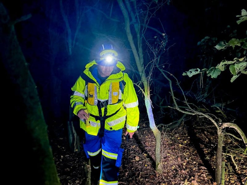 Fleetwood and Knott End Coastguard teams joined forces for a night-time search exercise to practise finding missing people across challenging marshland.