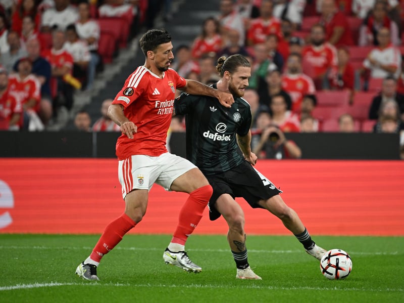 Danish striker remains desperate for a goal. Had two good first-half chances. Early low effort from the angle was thwarted by Trubin's outstretched boot before the post denied him from point-blank range midway. Subbed at the break. 5