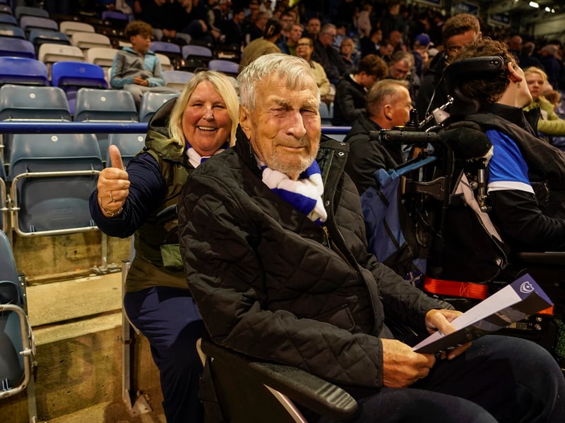 Pompey were backed by 18,446 supporters inside Fratton Park for Wednesday's 3-2 win over Sheffield United. 