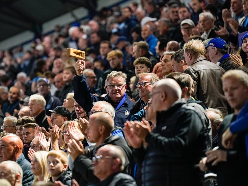 Pompey were backed by 18,446 supporters inside Fratton Park for Wednesday's 3-2 win over Sheffield United. 