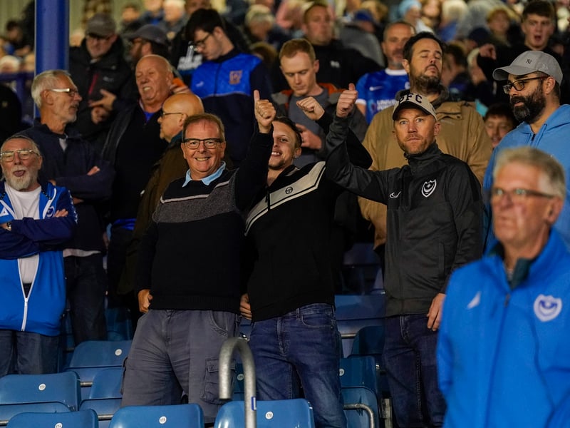 Pompey were backed by 18,446 supporters inside Fratton Park for Wednesday's 3-2 win over Sheffield United.
