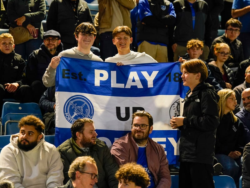 Pompey were backed by 18,446 supporters inside Fratton Park for Wednesday's 3-2 win over Sheffield United.