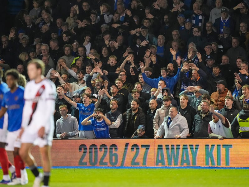 Pompey were backed by 18,446 supporters inside Fratton Park for Wednesday's 3-2 win over Sheffield United. 