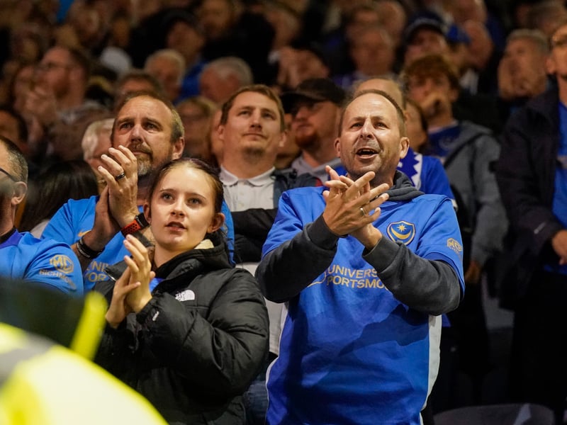 Pompey were backed by 18,446 supporters inside Fratton Park for Wednesday's 3-2 win over Sheffield United.
