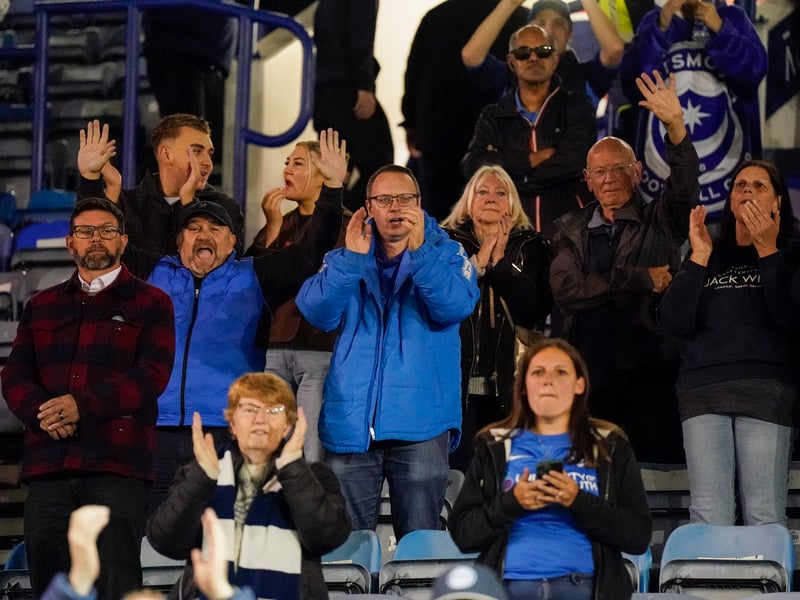 Pompey were backed by 18,446 supporters inside Fratton Park for Wednesday's 3-2 win over Sheffield United.