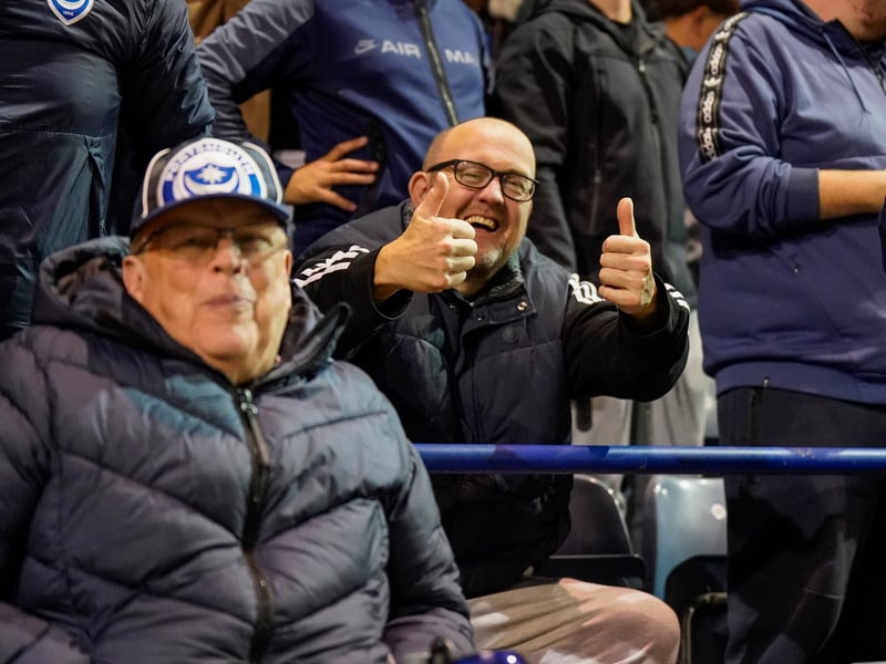 Pompey were backed by 18,446 supporters inside Fratton Park for Wednesday's 3-2 win over Sheffield United.