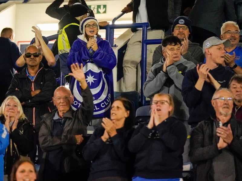 Pompey were backed by 18,446 supporters inside Fratton Park for Wednesday's 3-2 win over Sheffield United.