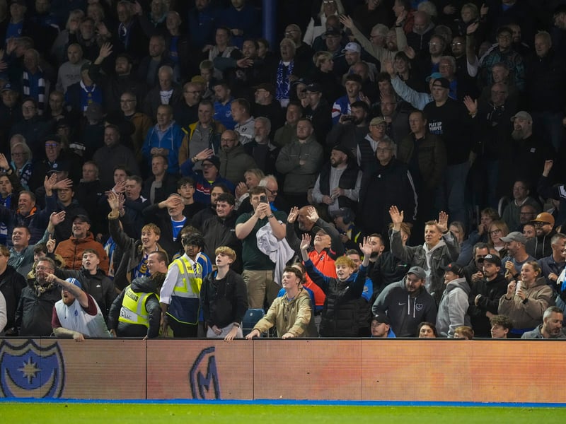 Pompey were backed by 18,446 supporters inside Fratton Park for Wednesday's 3-2 win over Sheffield United.