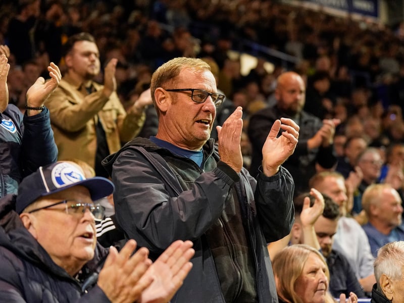 Pompey were backed by 18,446 supporters inside Fratton Park for Wednesday's 3-2 win over Sheffield United.