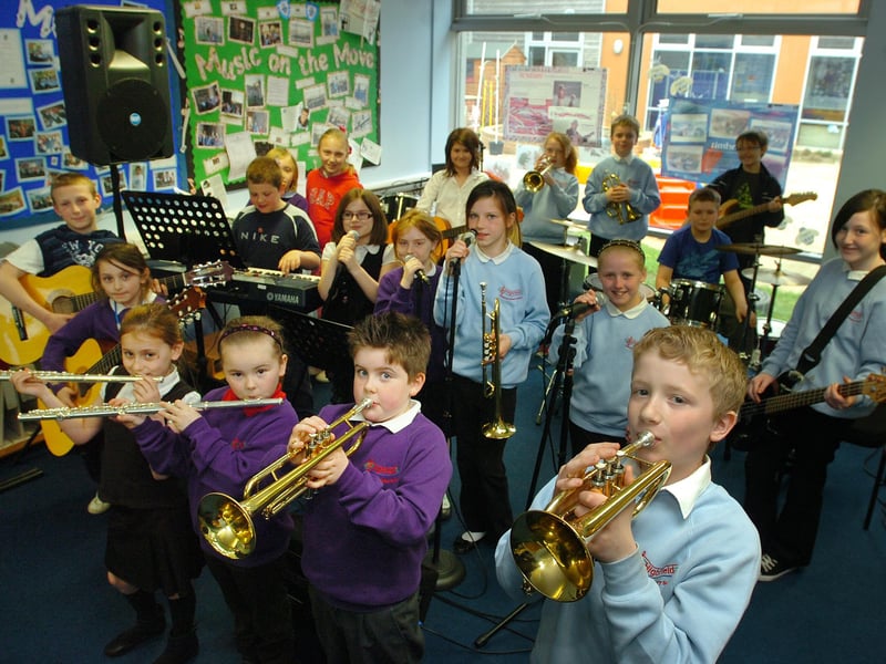 Pupils showed off their musical skills in 2011 as they celebrated news of a grant from Music Youth to help develop musical talent at the school.