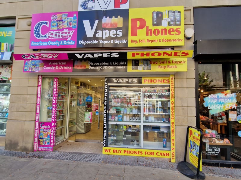 Longstanding vape, sweets and phone shop.