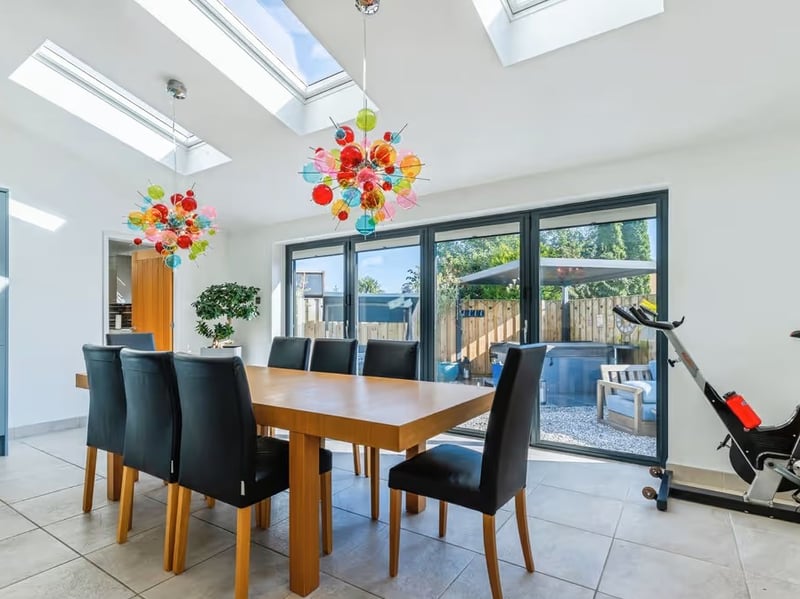 It's a spacious and versatile five bedroom extended detached family home, offering modern living, flexible accommodation and excellent outdoor space.