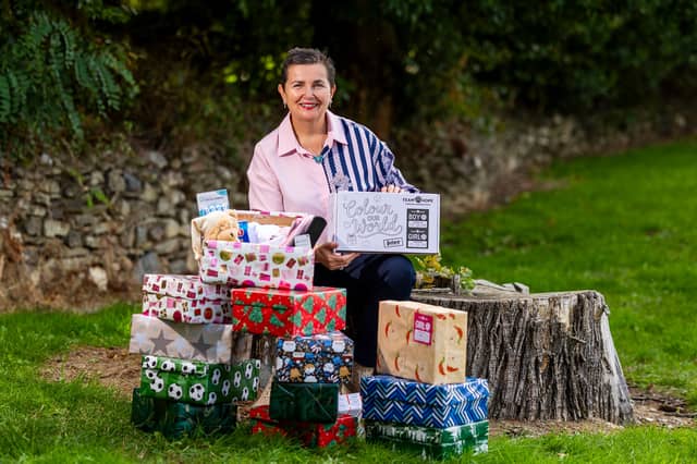 Team Hope CEO, Deborah Lowry, from Castlederg, says the Christmas shoebox appeal is a very simple concept, and an international act of kindness for tens of thousands of children across the world
