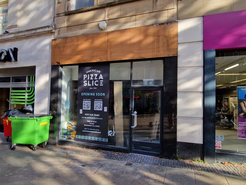 Pizza is coming to Fargate. Was a bubble tea shop.