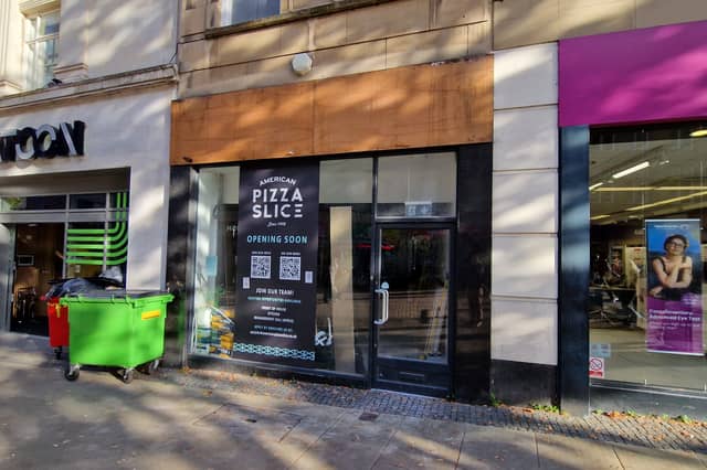 Pizza is coming to Fargate. Was a bubble tea shop.