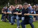Tug of war action from the Fintona Old Time Sports Day 
