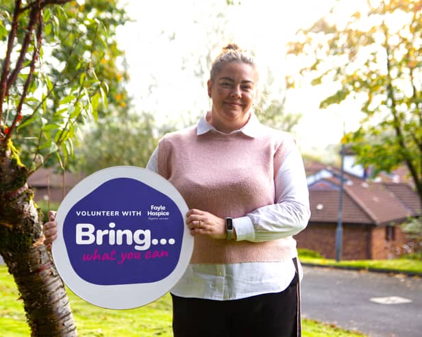 Rachael Dobbins, volunteer coordinator, Foyle Hospice.