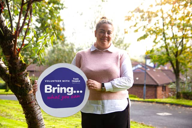 Rachael Dobbins, volunteer coordinator, Foyle Hospice.